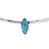 Southwestern Turquoise Sterling Silver Collar Necklace TX10246